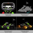 thumbnail image 4 of Gigicloud Go Kart Eléctrico para Niños 6+ con Batería 24V, Motores Duales 200W, Asiento Ajustable, Función de Deriva Automática y Cinturón de Seguridad, 4 of 7