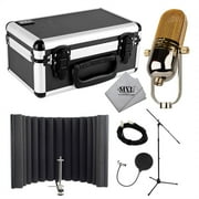 MXL R77 Ribbon Microphone Bundle with sE Electronics RF-X, Pop Filter, Stand & Cable
