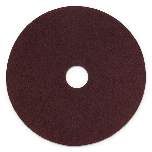 Scotch-Brite SPPP17 17 in. Surface Preparation Pad Plus - Maroon (5/Carton)