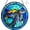 Sea Turtle, variant on Paw Print Suncatcher Stained Glass Window Hanging - Paw Print Stained Glass Suncatchers for Windows - Sun Catchers Indoor Window Catcher with Hooks and Chain - Dog Memorial Gifts for Mom Grandma