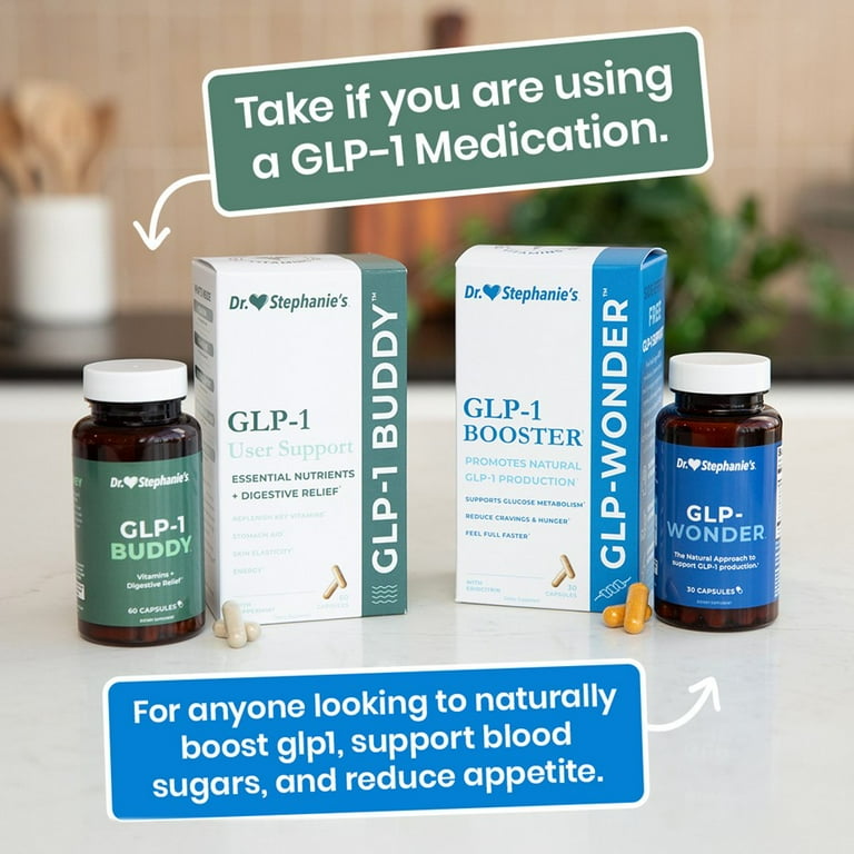 natural glp 1 capsule Dr. Stephanie's GLP 1-Buddy, Natural Weight Support, 30 Count Supplement