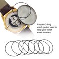 thumbnail image 4 of Watch Gasket, Replacement Accessory Black 200pcs Waterproof Watch O Ring Set  For Watchmaker For Watch Repair Shop 0.6mm, 4 of 8