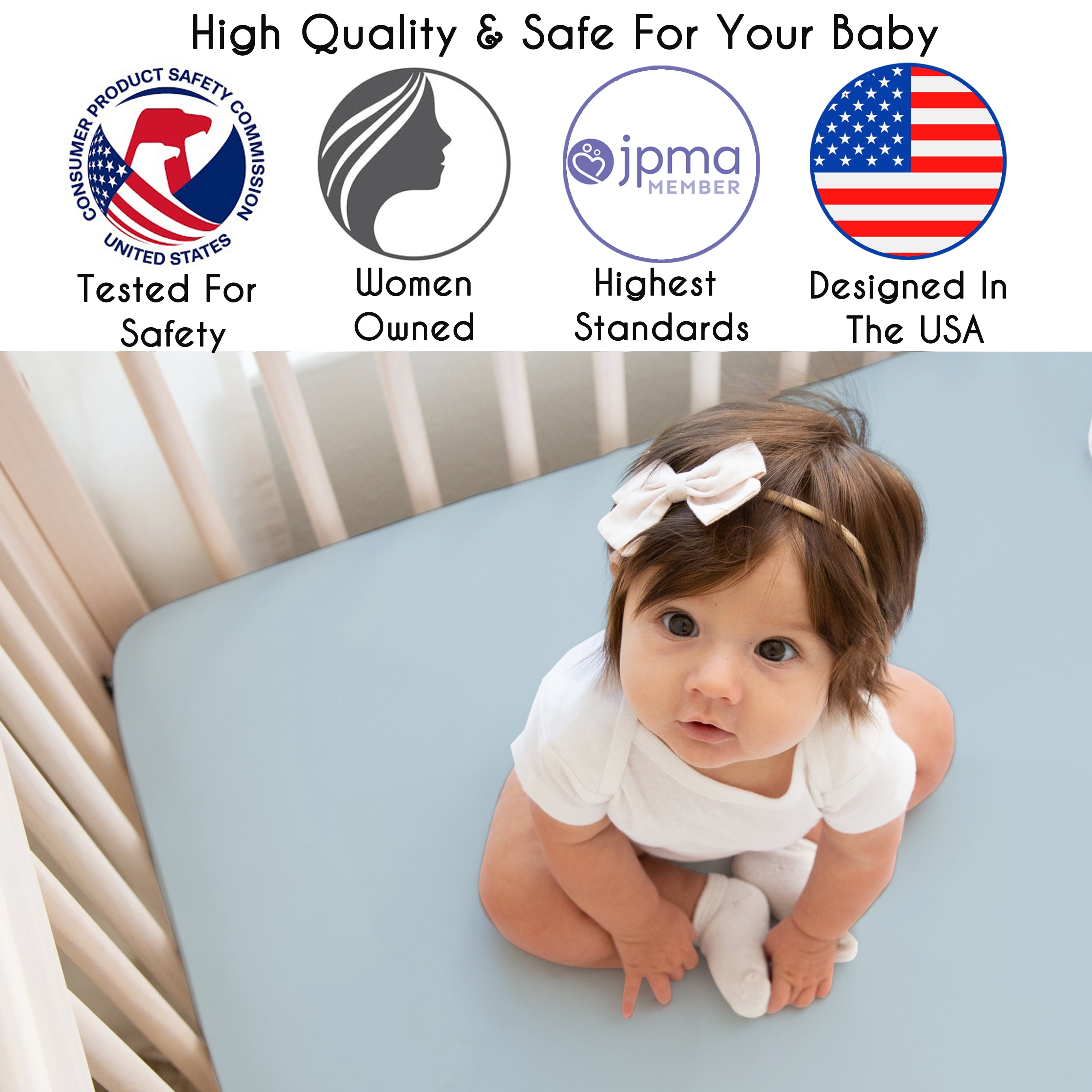 Sweet Jojo Designs Seashells Boy, Girl, Unisex/Gender Neutral Crib Bedding Set 4 Piece