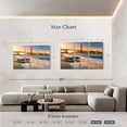 thumbnail image 4 of Elephant Stock Sunset At Golden Gate Bridge Wall Art - Horizontal Multi Panel Canvas - Living Room Wall Decor - Architecture Multi Panel - Orange And Teal Decor - 74" x 48", 4 of 8
