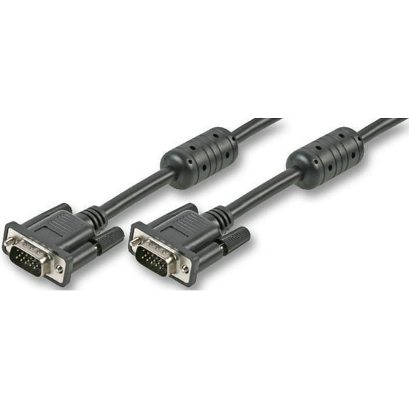 PRO SIGNAL - SVGA (D Sub) HD15 Male to Male Monitor Lead, 5m Black