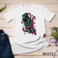 thumbnail image 1 of Spaceman Fighting With Space Octopus Lost Cosmonaut Stylus T-Shirt Unisex S-5XL, 1 of 3
