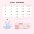 thumbnail image 7 of Doomiva Kids Girls Ballet Tutu Dress Sequin Swan Lake Dance Ballerina Skirted Leotard Gymnastics Camisole Outfits Pink 150, 7 of 7