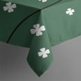 thumbnail image 4 of Lucky Leaf Clover Shamrock Tablecloth,Wipeable Polyester Table Cover for Rectangle Tables,Durable Tablecloths Decoration Tablecloths for Spring Easter Picnic Kitchen, 4 of 6