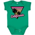 thumbnail image 3 of Inktastic California with Triangle and Palm Trees Boys or Girls Baby Bodysuit, 3 of 5
