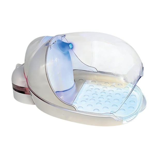 Vaporizador para el cuidado de las manos, secador de uñas fácil de usar para familiares, amigos, adultos y actividades al aire libre. Blanco