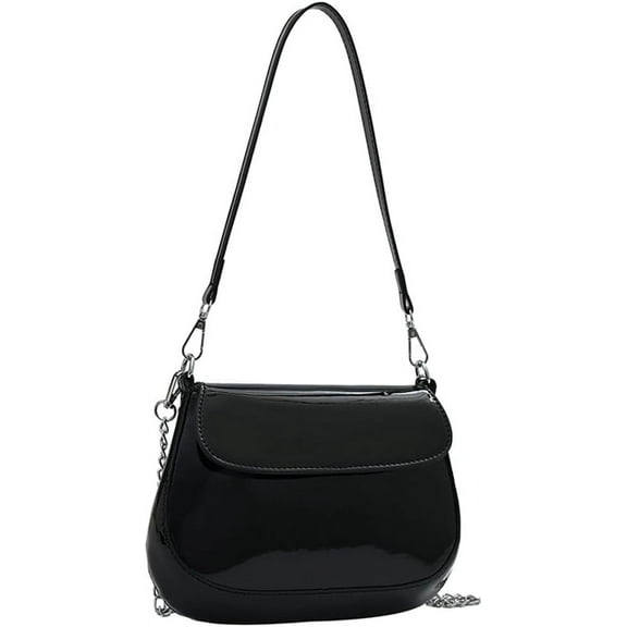 Kukuzhu Hobo Bag for Women PU Leather Crossbody Shoulder Bag Fashion Handbag Purse Totes Top Handle Bag with Chain