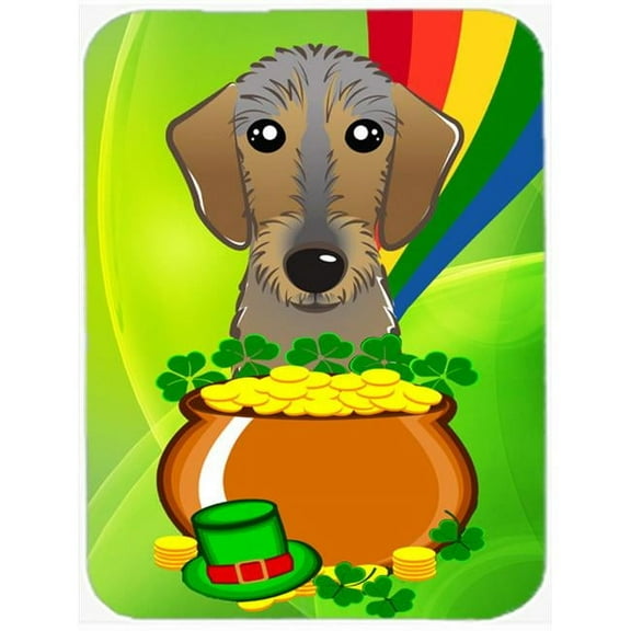 Carolines Treasures  Wirehaired Dachshund St. Patricks Day Mouse Pad