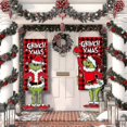 thumbnail image 1 of Merry Christmas Banners, Christmas Porch Sign Gnome and Santa Claus Holiday, 1 of 5