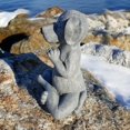 thumbnail image 4 of Perro Buda, estatua de perro de meditación-decoración de jardín de perro de yoga, decoración del hogar Afortunado Sencillez, 4 of 5