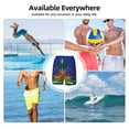 thumbnail image 6 of Mens Coat Of Arms Of Haiti 2 in 1 Quick Dry Swim Trunks with Compression Liner Beach Shorts, 6 of 6