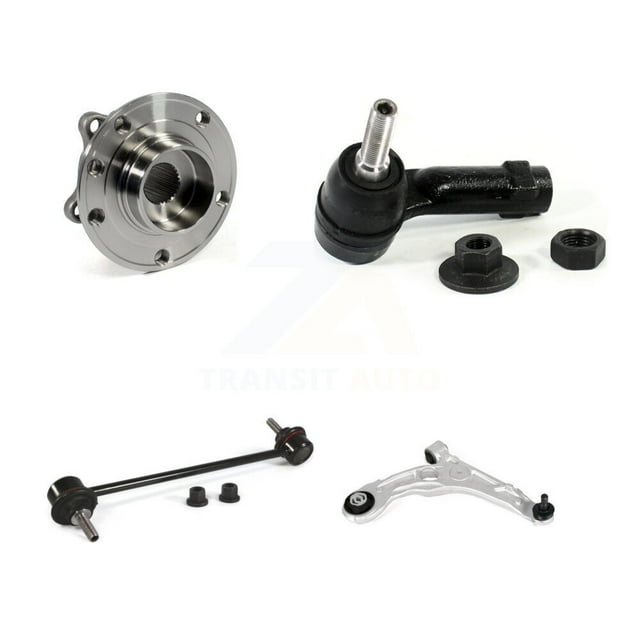 Transit Auto Ensemble de Roulement de Moyeu avant Droit Bras de Commande Inférieur avec Rotule Tige de Liaison Extérieure et Kit de Stabilisation pour Voiture Chrysler 200 avec Roues d'Usine de 17 Pouces K7T-106585