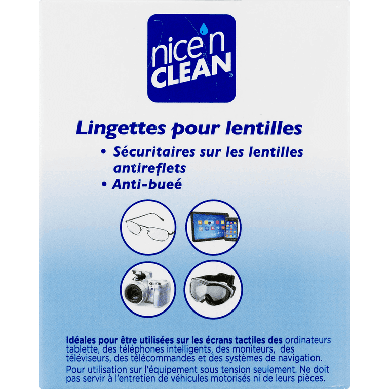 Nice 'n Clean SmudgeGuard Lens Cleaning Wipes (100 Total Wipes) 