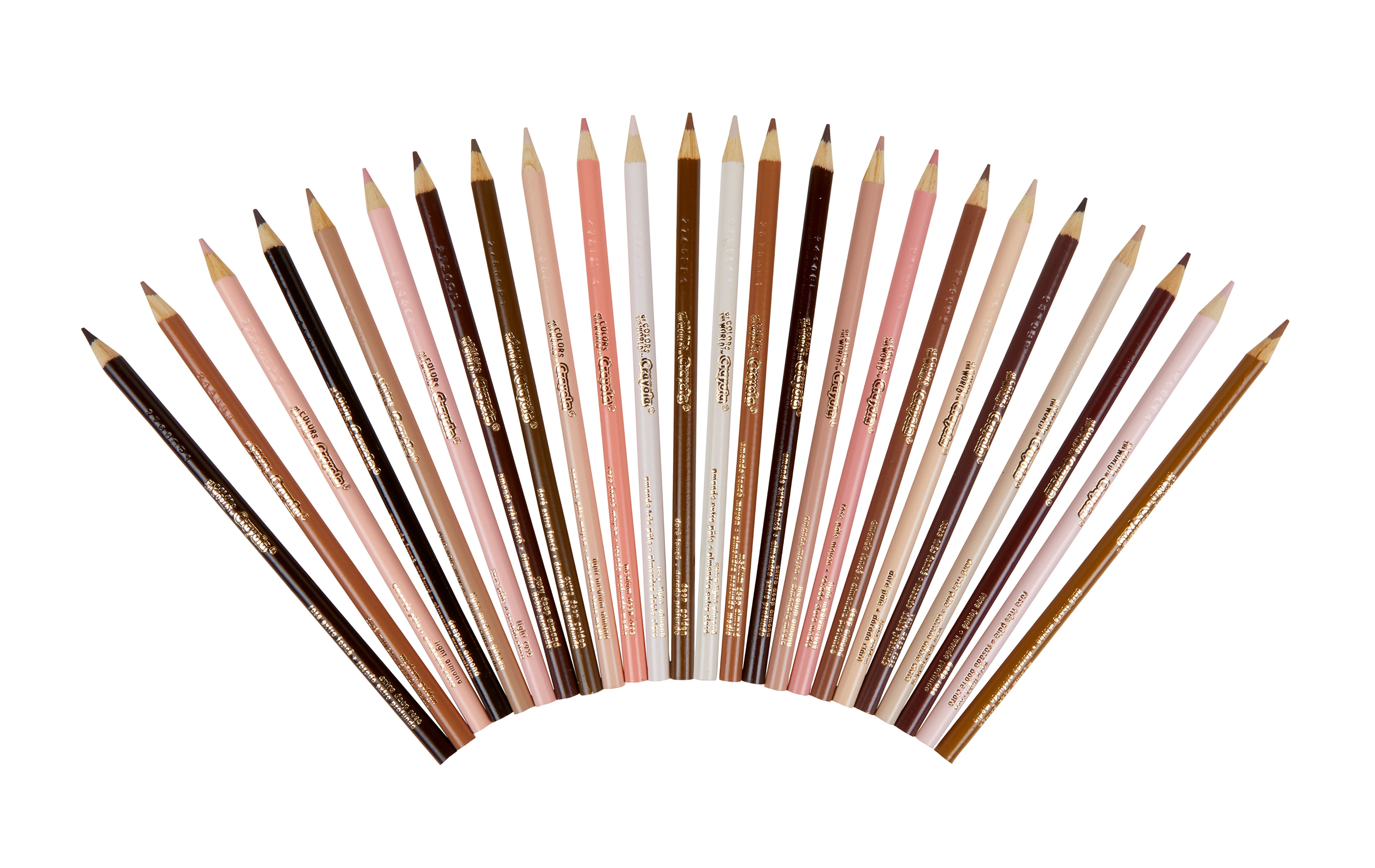 Crayola Colored Pencils, School Supplies, With Colors of the World, Beginner Child, 100 Pcs