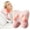 Blush Pink, variant on Back Massager with Heat Corded Back Massager for Pain Relief Deep Tissue, Shiatsu Back and Neck Massage Pillow, Soothing Full-Body Relief for Women Men