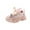 Red, variant on XIMIN Little Girls Bow Lace Pearl Chain Bowknot Elegant Kids Sneakers Chunky Sole Non Slip Running Birthday Decoration Luxurious Anti-Slip Sport Shoes Ankle Breathable Sneakers