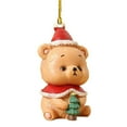 thumbnail image 1 of Christmas Tree Pendant Cute Animal Elephant Design Vibrant Colors Long-lasting Acrylic Hanging Decoration, 1 of 10