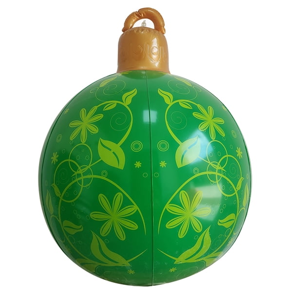 Artículos de decoración Globo inflable de Navidad, bola de Navidad de PVC, adorno impermeable de gran tamaño para decoración de patio, fiesta de boda al aire libre, Navidad, Año Nuevo Abanopi Artículos de decoración