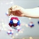 thumbnail image 4 of 6 bolas de espuma decorativas para el Día de la Independencia | Adornos colgantes patrióticos rojos, blancos y azules | Adornos artesanales ligeros con lentejuelas para fiestas del 4 de julio y el, 4 of 5