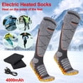 thumbnail image 2 of Htwon Rechargeable Heated Socks for Men Women,Washable Electric Warming Socks, 2 of 14
