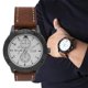 thumbnail image 2 of Reloj Análogo Zeit Casual Hombre Extensible Tacto Piel cafe 35 mm Zeit CB00024684, 2 of 5