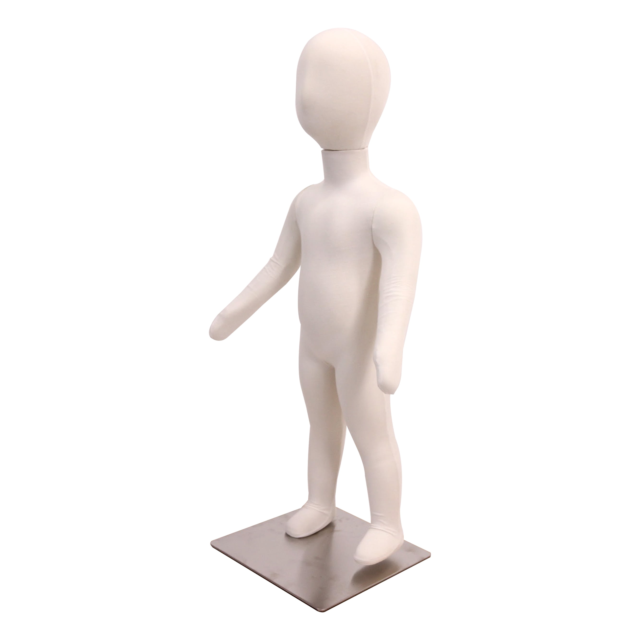 SSWBasics Small Youth Flexible Mannequin (1 Year) - 30½" With Head 24½" Without Head  - With Base
