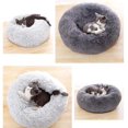 thumbnail image 4 of Dog Bed Donut Soft Plush Round Pet Bed For Deep Sleep Of Dogs Cats, 4 of 4