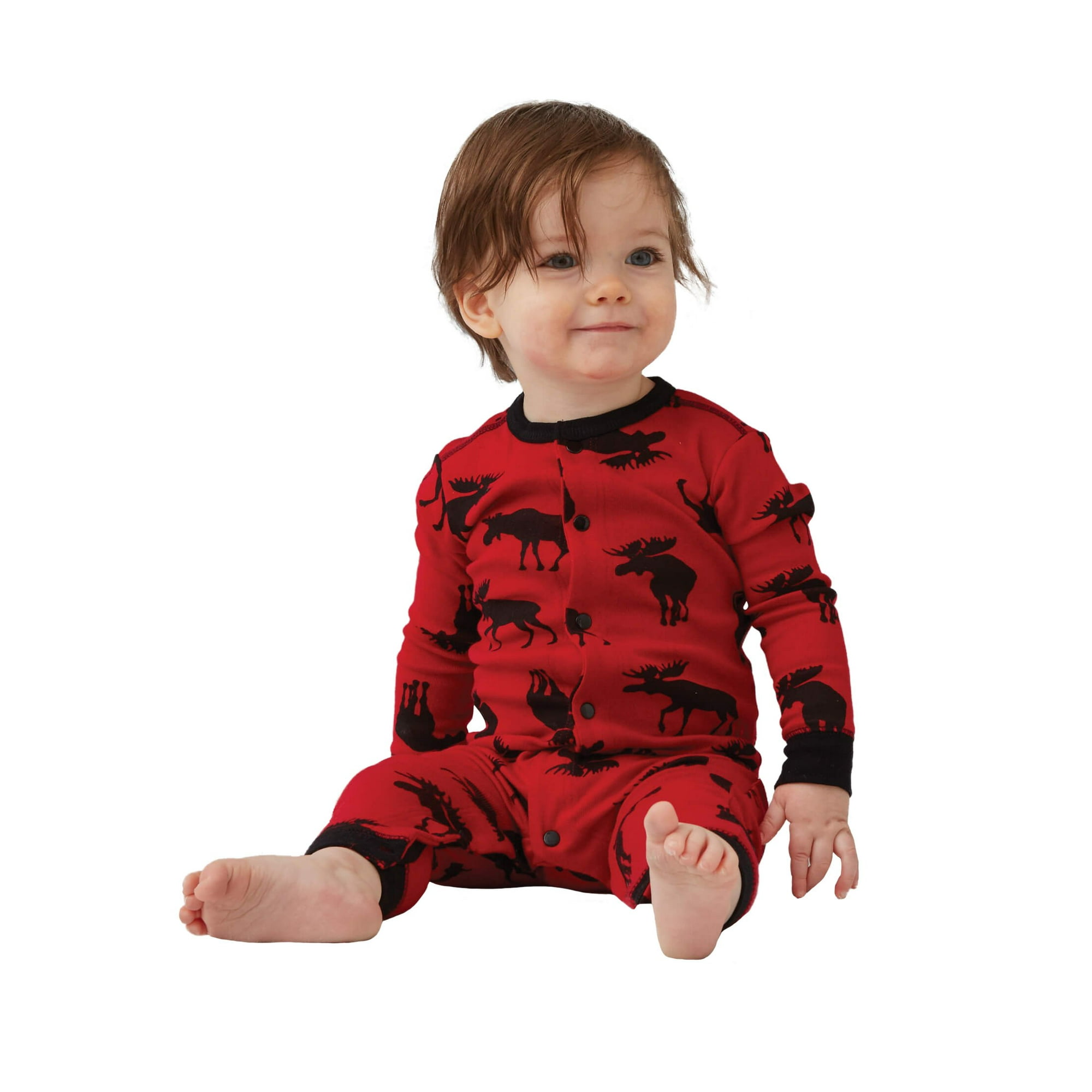 Boys moose pajamas sale
