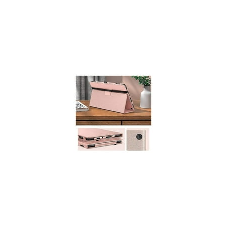 SaharaCase - Bi-Fold Folio Case for Amazon Fire HD 10 (2021) - Rose Gold