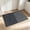 Gray, variant on 2 In 1 Dual Textured Entryway Door Mat Heavy Duty Non Slip Rubber Backed Doormat For Indoor Outdoor High Traffic Areas Brown 17.72x31.50 Inches