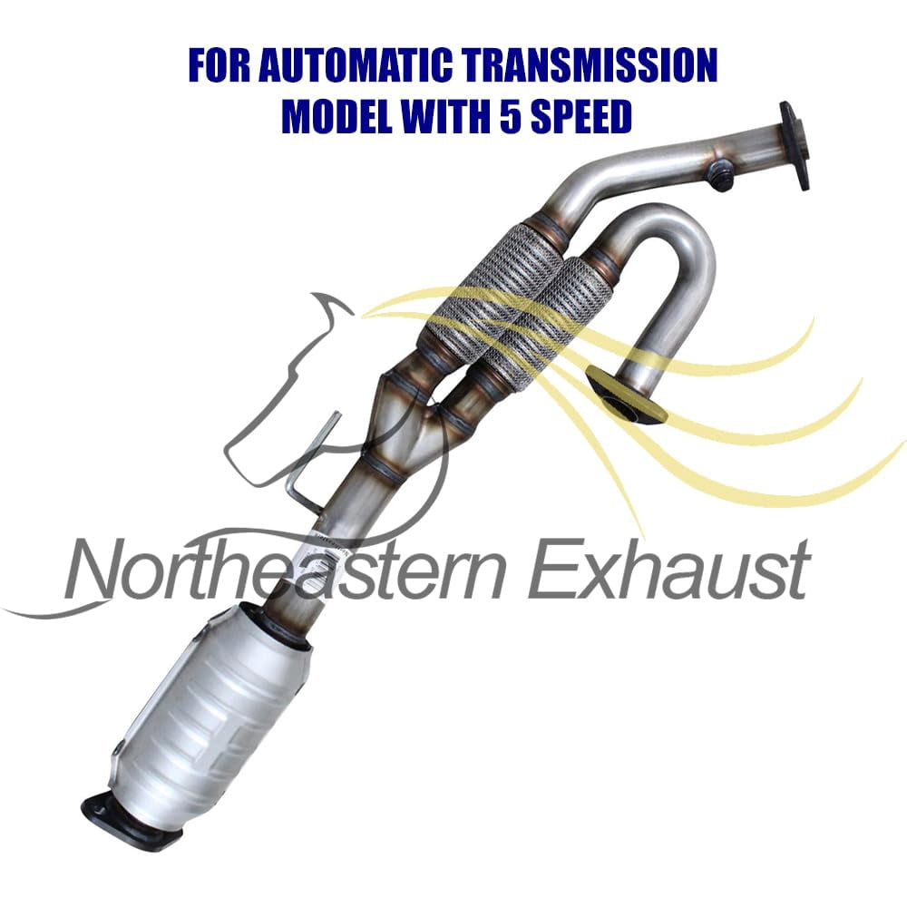 Stainless Steel Catalytic, Muffler, Intermediate Pipe & Tail Pipe Exhaust System Kit Fits 2004-2009 Nissan Quest 3.5L - Direct Fit