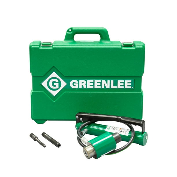 Greenlee 7646 11Ton Hydraulic Knockout Kit with Hand Pump (Punches