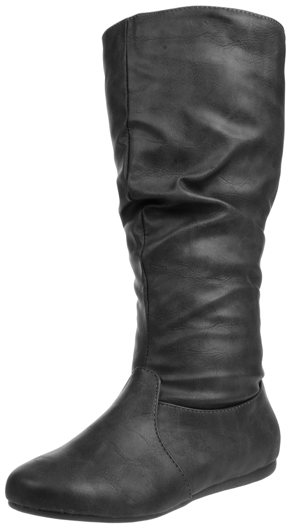 mid calf black dress boots