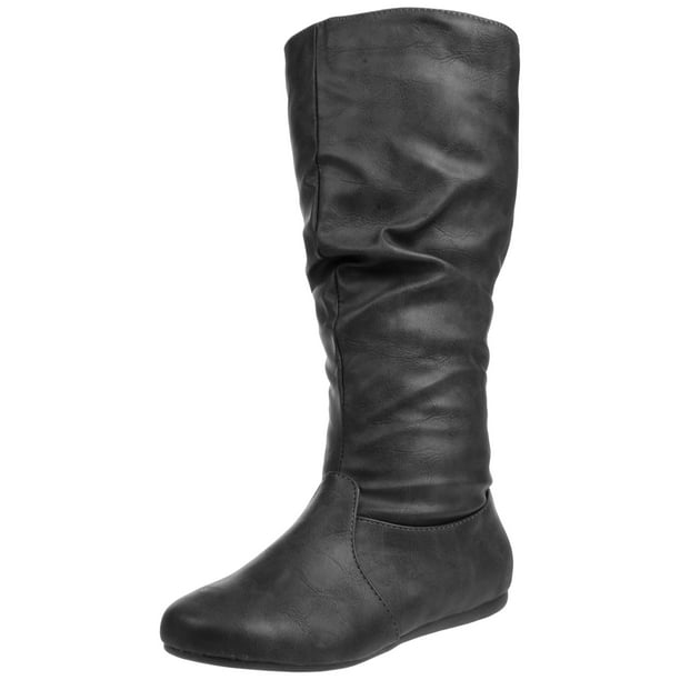 mid calf slouchy boot