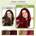 thumbnail image 2 of Hair Dye Shampoo 3 in 1 Burgundy, Professional Color Dyeing Shampoo for Women Men, Lasting for 4 Weeks ,16.9 floz(Dark Wine Red), 2 of 7