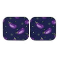 thumbnail image 7 of Naloa Eggplant 2 Piece Foldable Car Sun Shades, Car Windshield Sunshade, Front Window Sunshade for Car, Truck, SUV - Small, 7 of 7