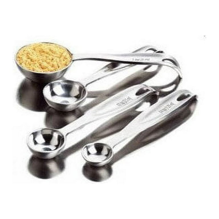 Choice 4-Piece Stainless Steel Heavy Weight Measuring Spoon Set