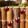 thumbnail image 5 of syligr Iron Beetle Ladybug Wall Hanging, Metal Garden Art, Weather-Resistant Rustic Insect Decor, Fence Wall Tree Patio Yard Balcony Decoration, Spring Outdoor Accent, Unique Gifts for Gardeners, 5 of 6