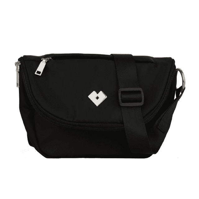 Bolsa Crossbody Mujer Moderna LuckyLy, Ligera con Múltiples Compartimentos y Repelente al Agua, Bolsa Bandolera Versátil y de Viaje, Modelo Nila negro UNITALLA