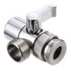 thumbnail image 1 of Injueey Válvula desviadora de agua para grifo de 3 vías, cabezal de ducha para cocina y baño, válvula desviadora, Conector de válvula Juegos de accesorios de baño Injueey HA5874-00B, 1 of 6