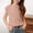 Rose Gold, variant on HAOTAGS Teen Girls Blouse Tops Casual Solid Color Round Neck Short Sleeve Tshirts Black 4Y
