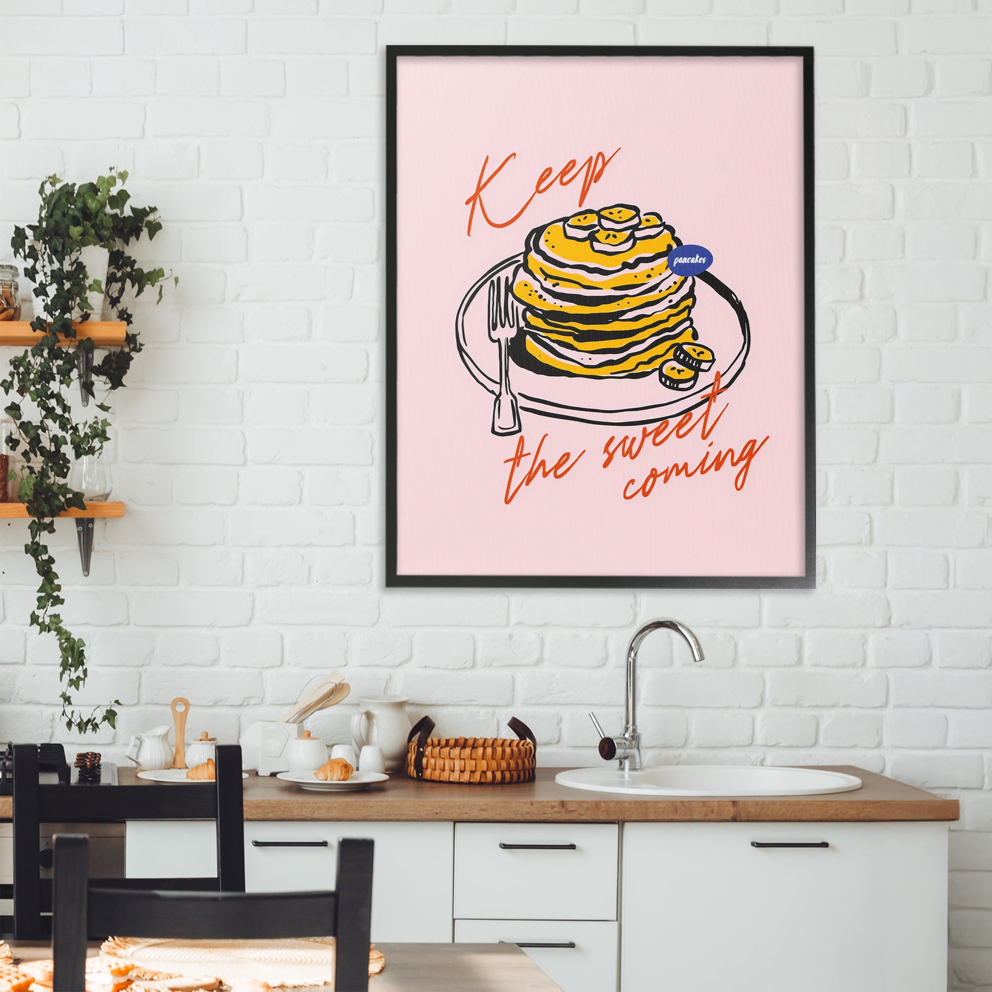 Stupell Industries Keep The Sweet Coming Black Framed Giclee Art, design by The Prints Vibe