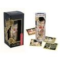 thumbnail image 1 of G.Klimt Art Whiskey Shot Glasses Set with 4 Mini Coaster, Round Glass for Fun Party and Game - 2oz Shot Glass and 4 Mini Coaster, The Kiss, G.Klimt, 1 of 3