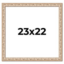 23x22 Frame White Real Wood Picture Frame Width 1.5 inches | Interior Frame Depth 0.5 inches |