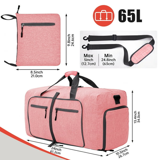 Pink carry on duffel bag hotsell
