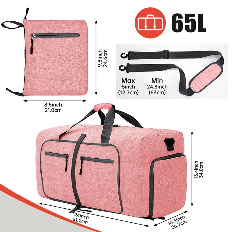 Buy Wholesale China Waterproof Travel Duffel Overnight Bag Women Sequin Pink  Duffle Bag Sports Travel Bag For Travelling & Travel Bag at USD 5.65
